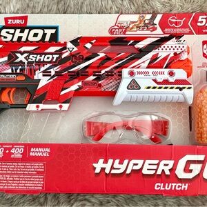 Zuru X-Shot Hyper Gel Clutch Blaster with 5,000 Beads & Safety Goggles, BNIB